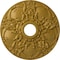 Ekena Millwork Norwich Ceiling Medallion (Fits Canopies up to 4 1/2"), 18"OD x 3 1/2"ID x 1 3/8"P, Pharaohs Gold CM18NOPGS - alternate 1